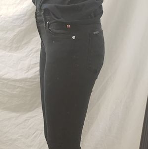 HUDSON KRISTA BLACK SUPER SKINNY JEANS